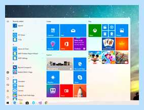 Start windows 10