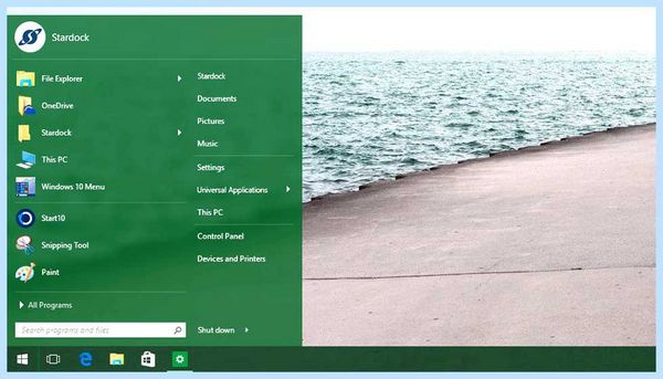 Start windows 10