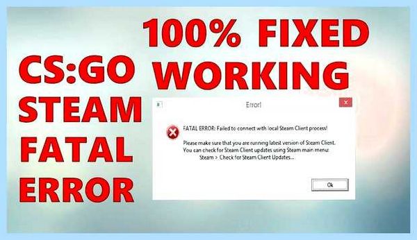 Steam fatal error