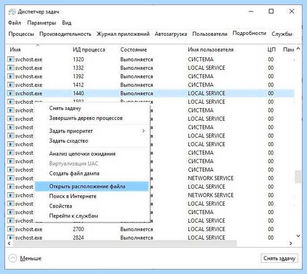 Svchost exe windows 7