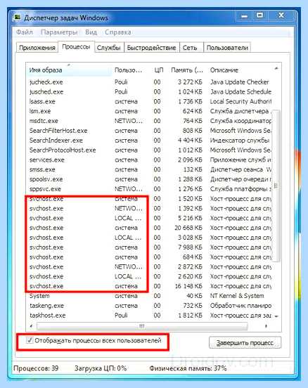 Svchost грузит память windows (svchost, грузить, память, windows, грузит память, оперативной памяти) Svchost грузит память windows