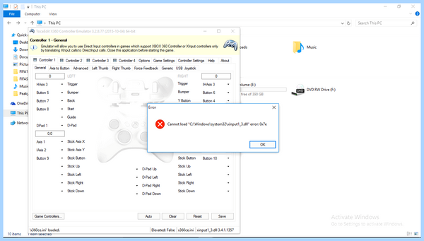 System componentmodel win32exception 0x80004005 x360ce