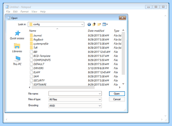 System32 config system поврежден windows 10