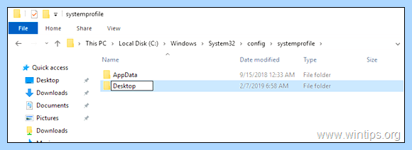 System32 config systemprofile