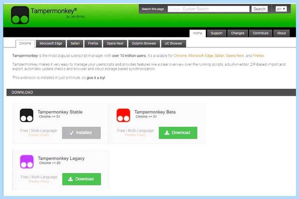 Tampermonkey chrome что это