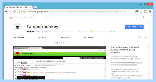 Tampermonkey chrome что это