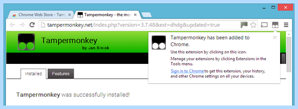 Tampermonkey для chrome