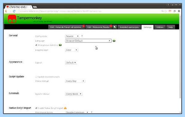 Tampermonkey для chrome