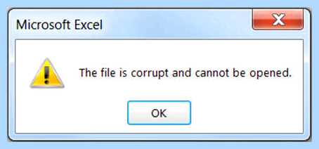 The file is corrupt