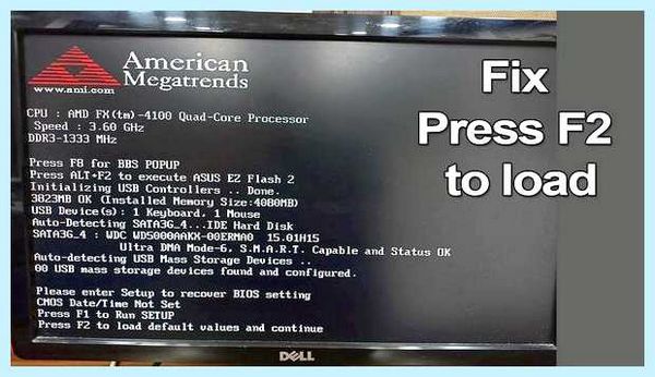 To load default values and continue