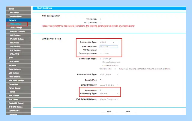Tp link ipv6