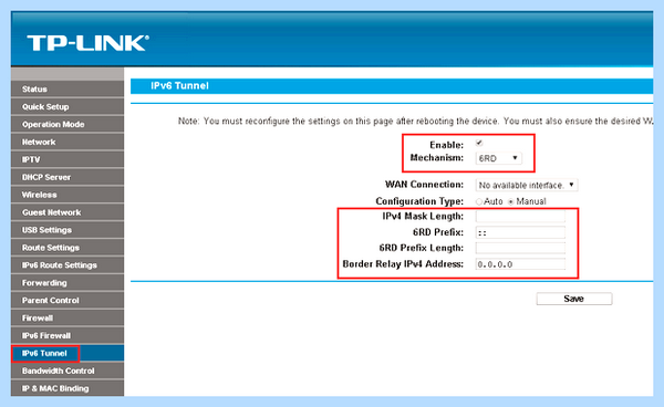 Tp link ipv6
