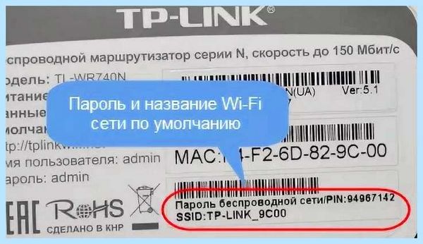 Tp link пароль wifi