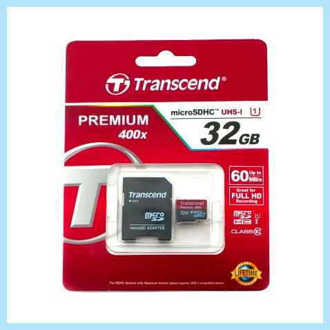 Transcend premium 400x 32gb защищена от записи