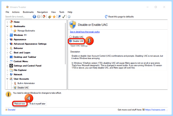 Turn off windows uac (turn, windows, учетных записей, контроля учетных, меню «Пуск», «Панель управления») Turn off windows uac