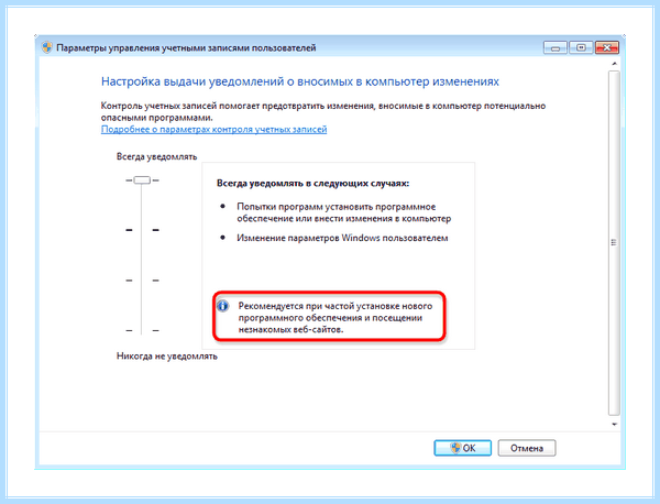 Uac выключен в windows