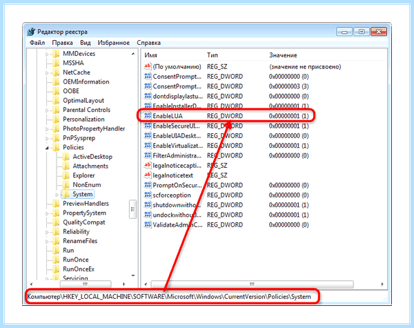 Uac выключен в windows