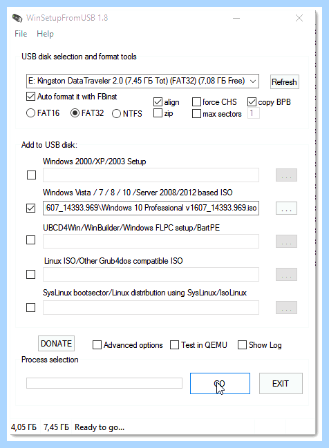 Uefi boot флешка