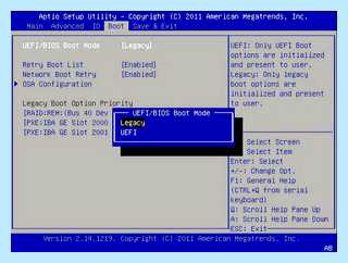 Uefi boot only