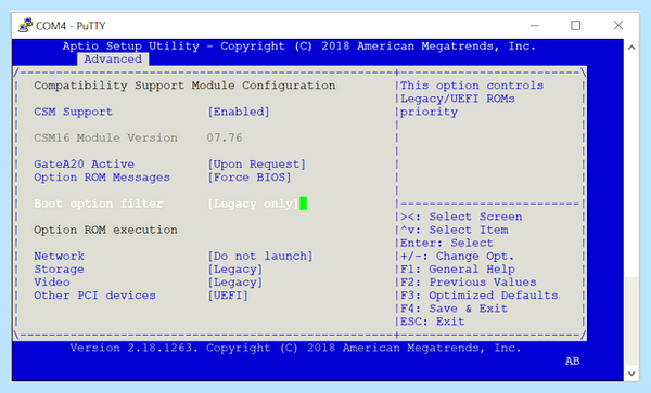 Uefi with csm что это