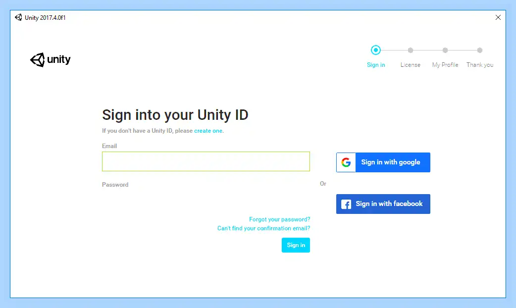 Unity как запустить игру