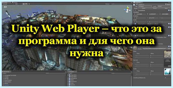 Unity web player это