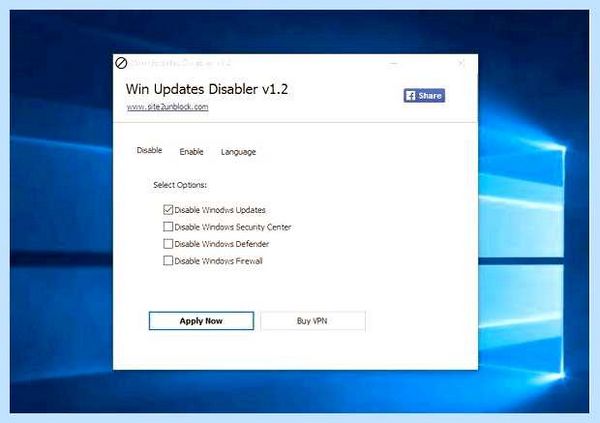 Update disabler скачать