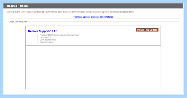 Update is available перевод