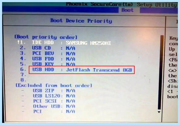 Usb boot device