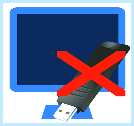 Usb порт не видит флешку