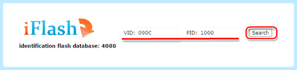 Usb vid pid