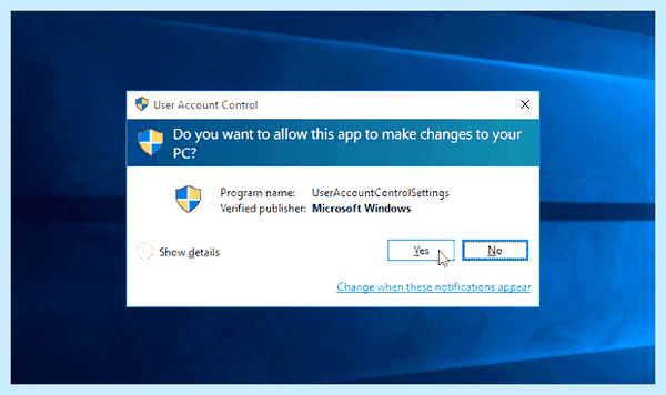 User account control uac