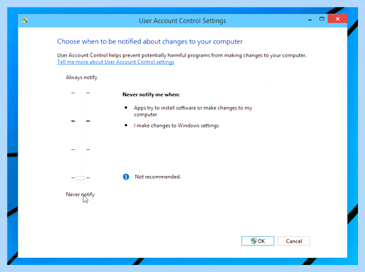User account control windows 10