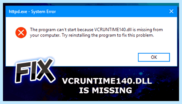 Vcruntime140 dll windows 7 x64