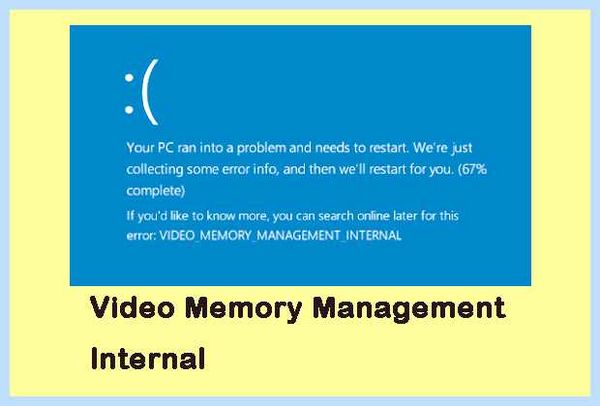 Video memory manager internal