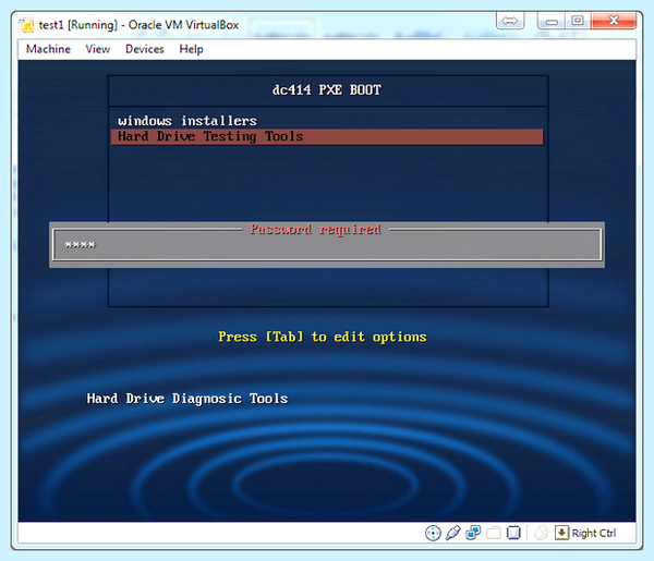 Virtualbox unmountable boot volume