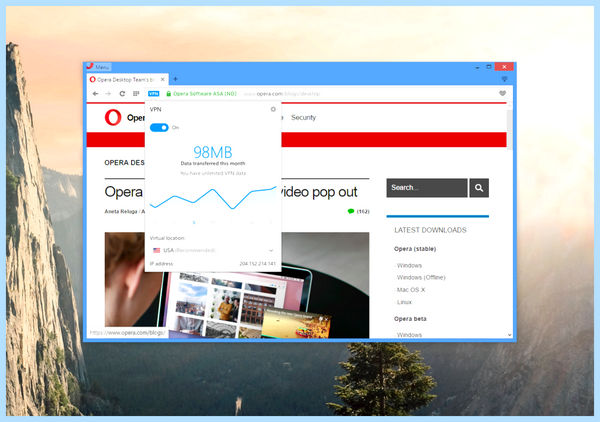Vpn для браузера opera gx