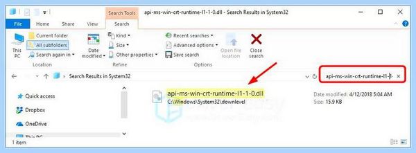 Api ms win crt runtime (runtime, your computer, api-ms-win-crt-runtime-l1-1-0 file, Redistributable Visual, Visual Redistributable) Api ms win crt runtime