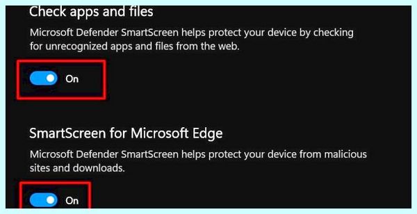 App is blocked