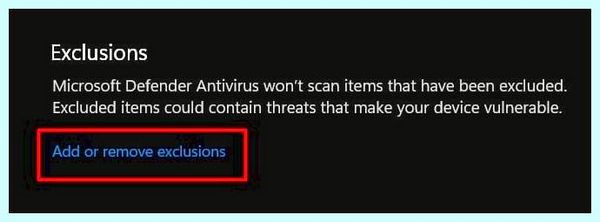 App is blocked