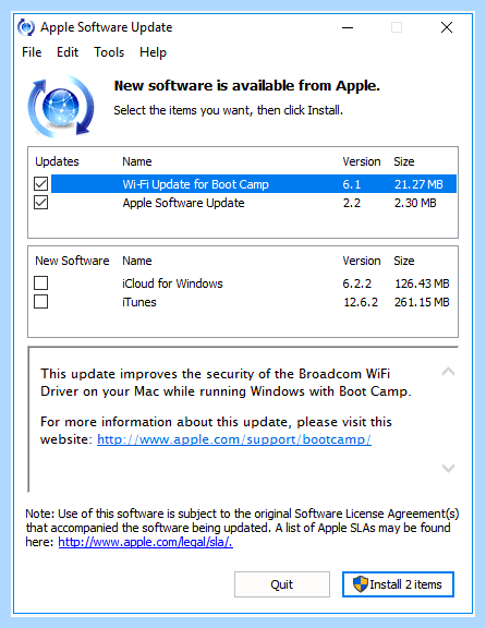 Apple software update msi скачать работе системы просто устраняются
