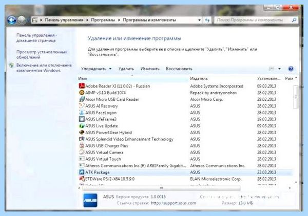 Asus atk package