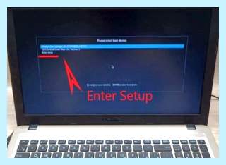 Asus boot option