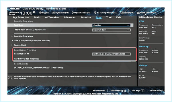 Asus efi bios