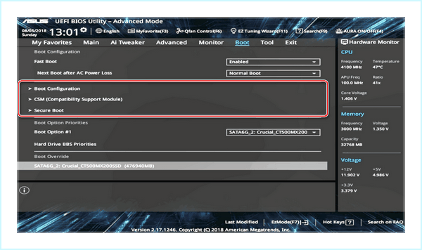 Asus efi bios
