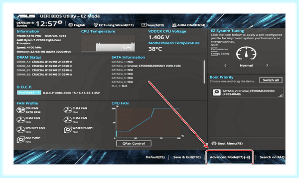 Asus ez mode что это Выберите Настройки прошивки UEFI Asus ez mode что это Выберите Настройки прошивки UEFI
