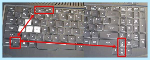 Asus rog подсветка клавиатуры