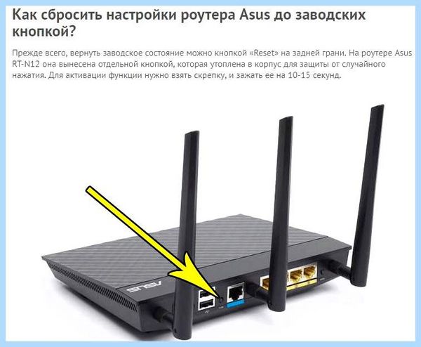 Asus router вход
