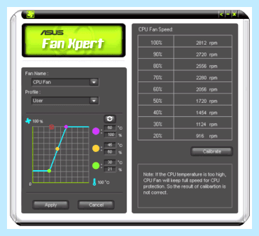 Asus speed fan