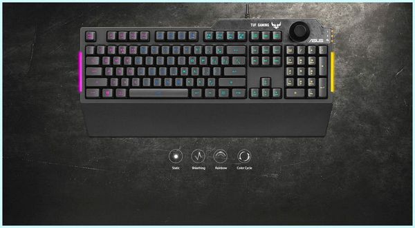 Asus tuf подсветка клавиатуры